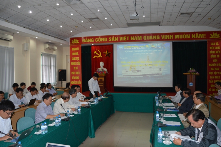 HỘI THẢO TRIỂN KHAI THỰC HIỆN TIỂU DỰ ÁN I.8  “ĐIỀU TRA TỔNG THỂ HIỆN TRẠNG VÀ BIẾN ĐỘNG NGUỒN LỢI THỦY SẢN VEN BIỂN VIỆT NAM”